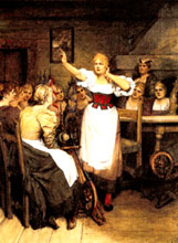 Fliegender Holländer Sentas Erzählung (Leeke, Ferdinand Gouache)